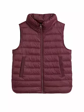 MARC O'POLO | Steppgilet | dunkelrot